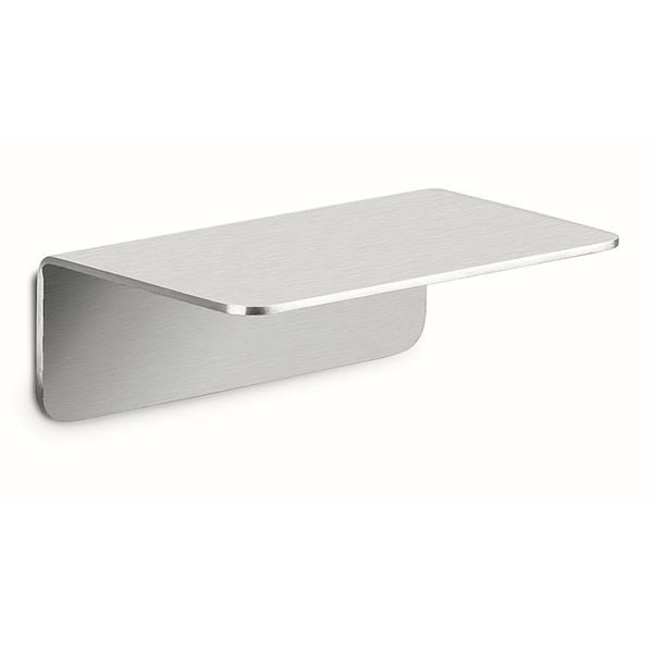 Colombo Design Over Collection Object Wall Shelf Satin Chrome 14cm X 8cm - cabinetknobsonline