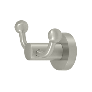 Deltana Architectural Hardware Bathroom Accessories Double Robe Hook, Nobe Series each - cabinetknobsonline