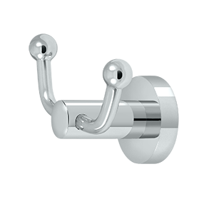 Deltana Architectural Hardware Bathroom Accessories Double Robe Hook, Nobe Series each - cabinetknobsonline