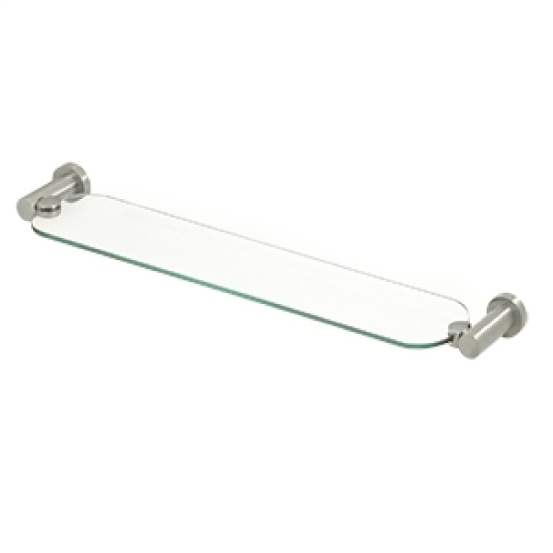 Deltana Architectural Hardware Bathroom Accessories 20" Shampoo Shelf w-Glass, Nobe Series each - cabinetknobsonline