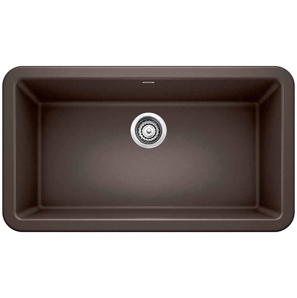 Blanco Ikon 33" Apron Single Bowl - Caf Brown - cabinetknobsonline