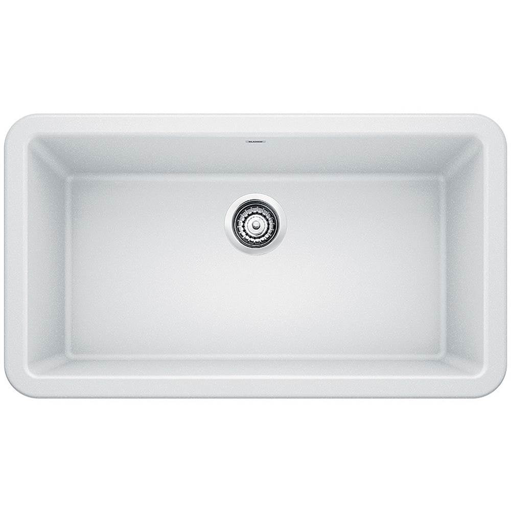 Blanco Ikon 33" Apron Single Bowl - White - cabinetknobsonline