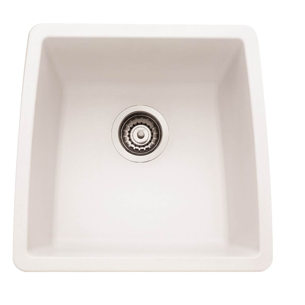 Blanco Performa Bar Bowl - White - cabinetknobsonline