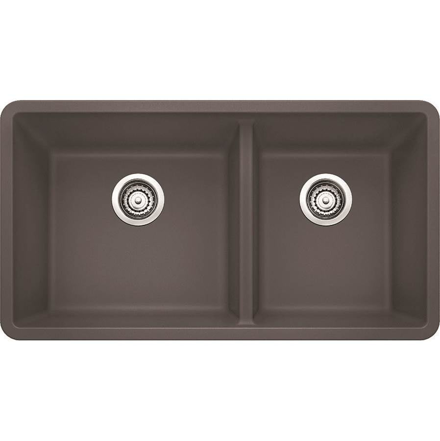 Blanco Precis 1-3-4 Bowl - Cinder - cabinetknobsonline