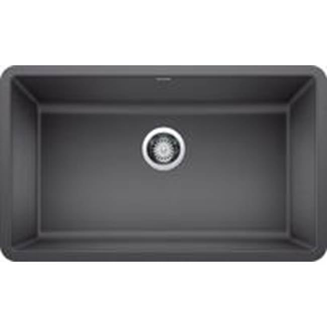 Blanco Precis 30" Single Bowl - Cinder - cabinetknobsonline