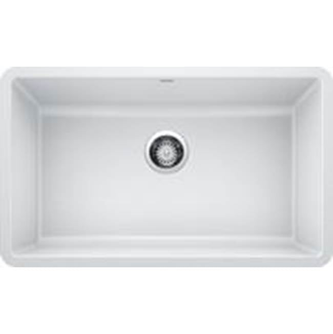 Blanco Precis 30" Single Bowl - White - cabinetknobsonline