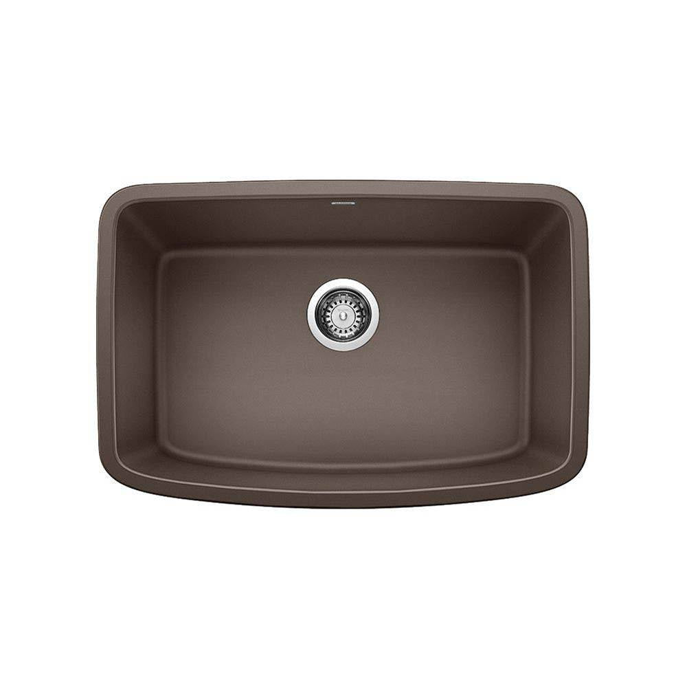 Blanco Valea 27" Single Bowl - Cafe Brown - cabinetknobsonline