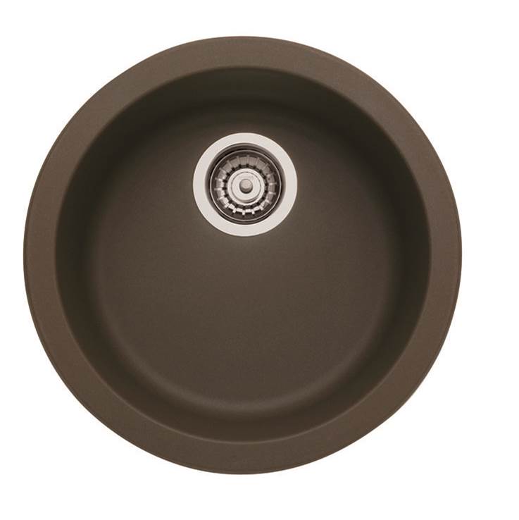 Blanco Rondo Bar Sink - Cafe Brown - cabinetknobsonline