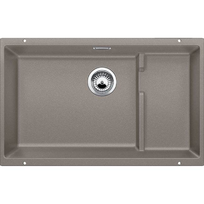 Blanco Precis Cascade Super Single Bowl Kitchen Sink - Truffle - cabinetknobsonline