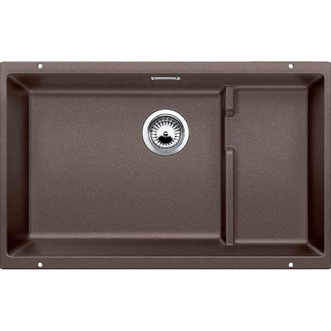 Blanco Precis Cascade Super Single Bowl Kitchen Sink - Cafe Brown - cabinetknobsonline