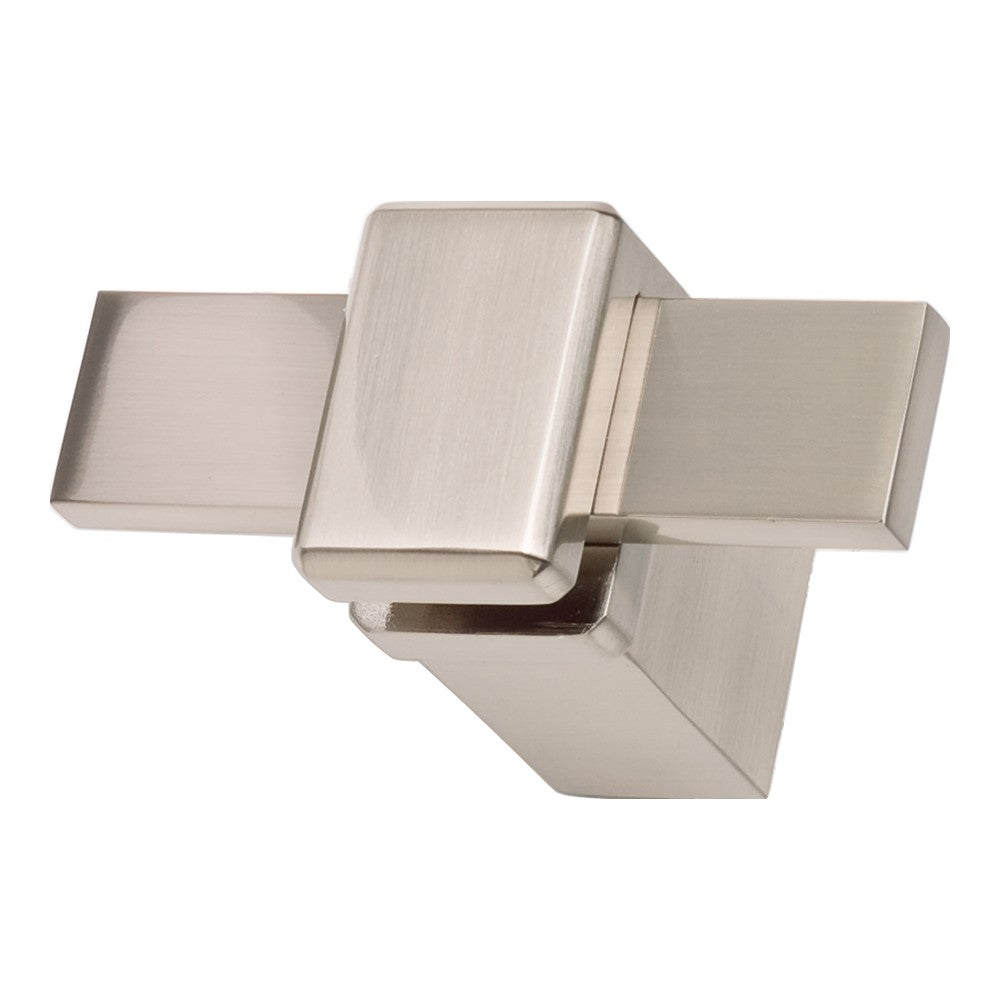 ATLAS HOMEWARES CABINET HARDWARE BUCKLE UP HOOK BRUSHED NICKEL - cabinetknobsonline