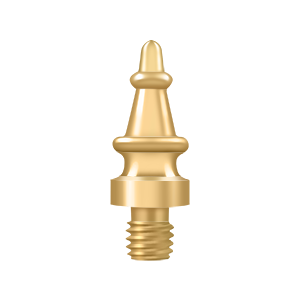Deltana Architectural Hardware Specialty Solid Brass Hinges & Finials Steeple Tip each - cabinetknobsonline