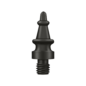 Deltana Architectural Hardware Specialty Solid Brass Hinges & Finials Steeple Tip each - cabinetknobsonline