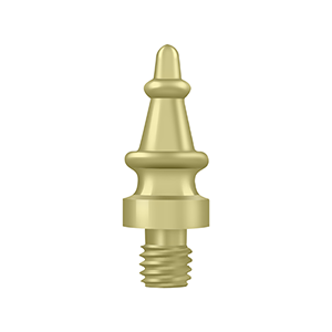 Deltana Architectural Hardware Specialty Solid Brass Hinges & Finials Steeple Tip each - cabinetknobsonline