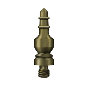 Deltana Architectural Hardware Specialty Solid Brass Hinges & Finials Urn Tip each - cabinetknobsonline