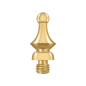 Deltana Architectural Hardware Specialty Solid Brass Hinges & Finials Windsor Tip each - cabinetknobsonline