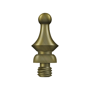 Deltana Architectural Hardware Specialty Solid Brass Hinges & Finials Windsor Tip each - cabinetknobsonline