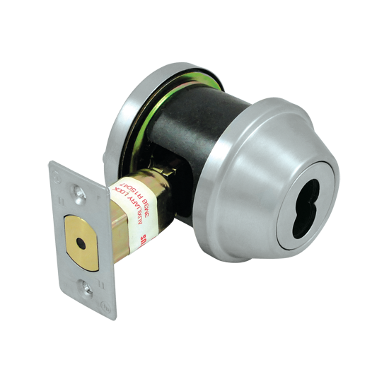 Deltana Architectural Hardware Commercial Locks: Pro Series Single Deadbolt IC Core Non CYL GR2 w- 2 3-4" Back each - cabinetknobsonline