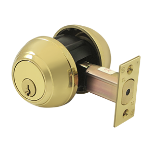 Deltana Architectural Hardware Commercial Locks: Pro Series Double Deadbolt GR1 w- 2 3-4" Backset each - cabinetknobsonline