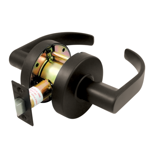 Deltana Architectural Hardware Commercial Locks: Pro Series Comm. Passage Standard GR2, Curved w- Cyl each - cabinetknobsonline