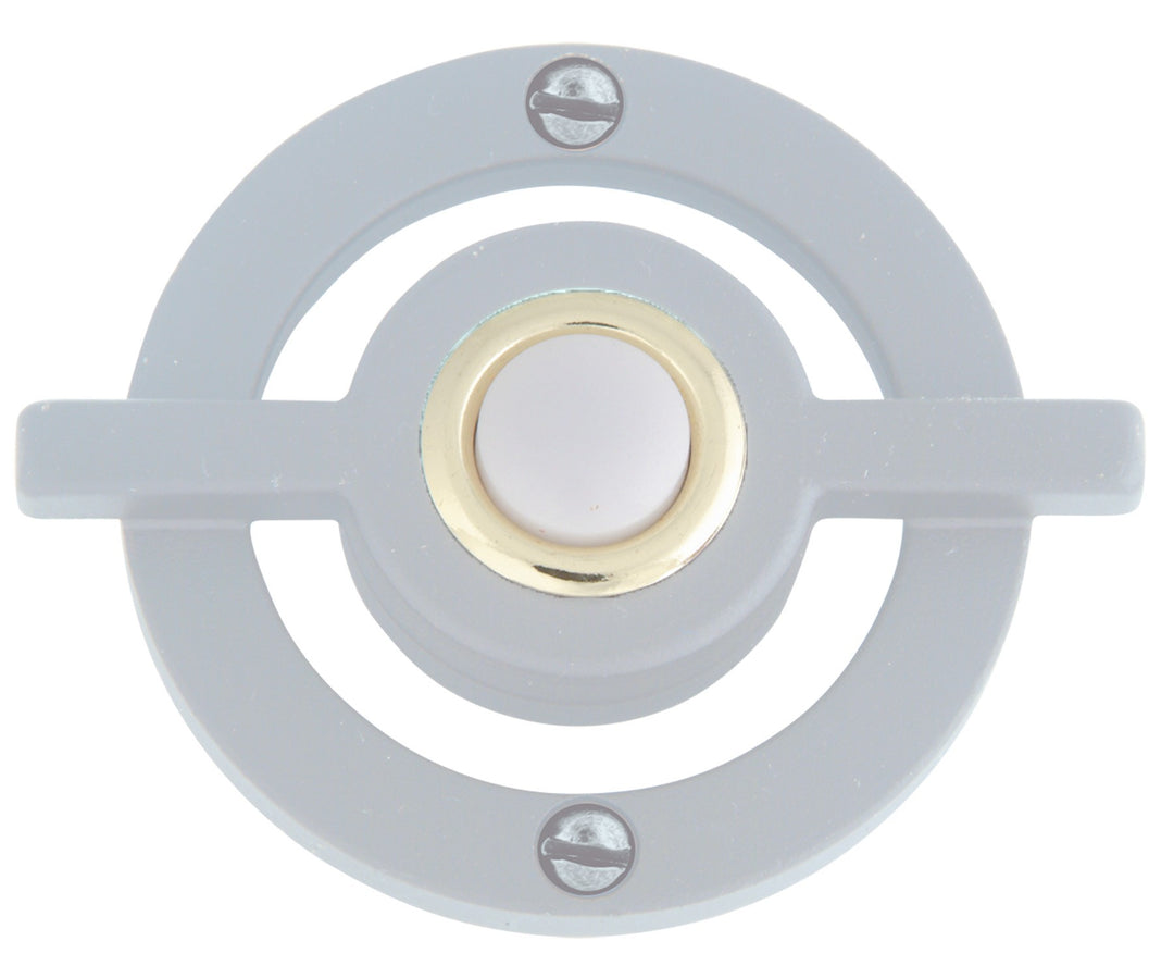 Atlas Homewares Avalon Door Bell Brushed Nickel - cabinetknobsonline