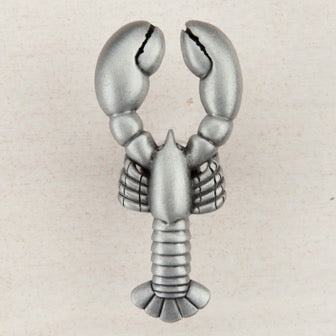 Acorn Manufacturing Cabinet Hardware 2" Lobster Cabinet Knob - Antique Pewter - cabinetknobsonline