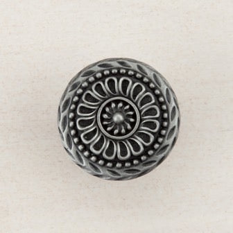 Acorn Manufacturing Cabinet Hardware 1-1-4" Lace Circle Cabinet Knob - Antique Pewter - cabinetknobsonline