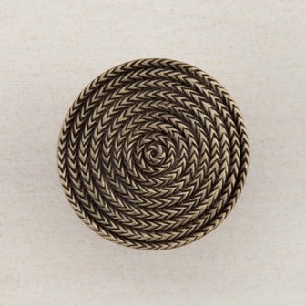 Acorn Manufacturing Cabinet Hardware 1-1-2" Rope Circle Cabinet Knob - Antique Brass - cabinetknobsonline