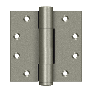 Deltana Architectural Hardware Specialty Solid Brass Hinges & Finials 4 1-2"x 4 1-2" 5.1mm Hinge pair - cabinetknobsonline