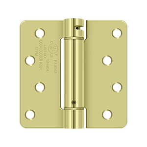 Deltana Architectural Hardware Spring Hinges 4"x 4"x 1-4" Spring Hinge each - cabinetknobsonline