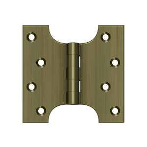 Deltana Architectural Hardware Specialty Solid Brass Hinges & Finials 4" x 4" Hinge pair - cabinetknobsonline