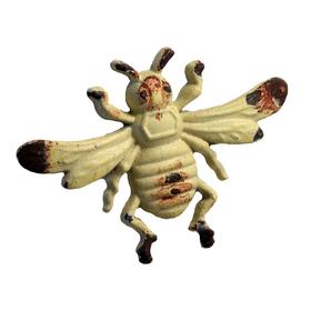 Charleston Knob Company VINTAGE COTTAGE WHITEWASHED BUMBLEBEE CABINET KNOB 2.5" - cabinetknobsonline
