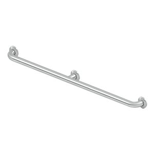 Deltana Architectural Hardware Bathroom Accessories 42" Grab Bar, S-S Conc. Scr, Center Post each - cabinetknobsonline