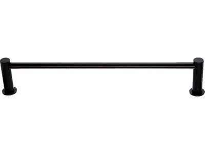 Top Knobs Bathroom Hardware Hopewell 18" Single Towel Rod - Flat Black - cabinetknobsonline