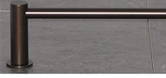 Top Knobs Bathroom Hardware Hopewell 30" Single Towel Rod Oil Rubbed Bronze - cabinetknobsonline