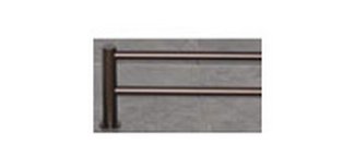 Top Knobs Bathroom Hardware Hopewell 30" Double Towel Rod Oil Rubbed Bronze - cabinetknobsonline