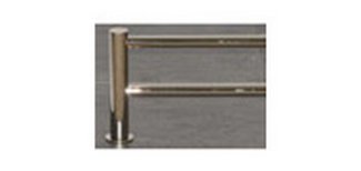 Top Knobs Bathroom Hardware Hopewell 30" Double Towel Rod Polished Nickel - cabinetknobsonline