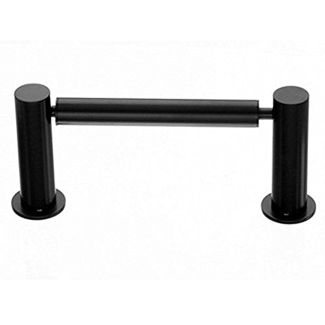 Top Knobs Bathroom Hardware Hopewell Tissue Holder - Flat Black - cabinetknobsonline