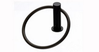 Top Knobs Bathroom Hardware Hopewell Bath Ring Oil Rubbed Bronze - cabinetknobsonline