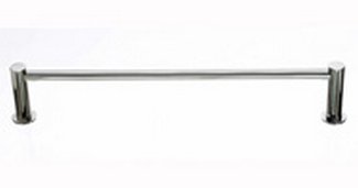 Top Knobs Bathroom Hardware Hopewell 24" Single Towel Rod - Polished Nickel - cabinetknobsonline