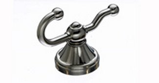 Top Knobs Bathroom Hardware Hudson Double Hook Brushed Satin Nickel - cabinetknobsonline
