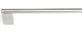 Top Knobs Decorative Hardware Princetonian Bar Pull 3 Posts 2 x18 9-16" (c-c) - Brushed Satin Nickel - cabinetknobsonline