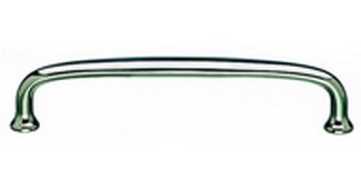 Top Knobs Cabinet Hardware Asbury Collection Charlotte Pull 6" (c-c)- Polished Nickel - cabinetknobsonline