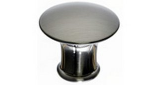 Top Knobs Cabinet Hardware Asbury Collection Lund Knob 1 1-4 "- Brushed Satin Nickel - cabinetknobsonline