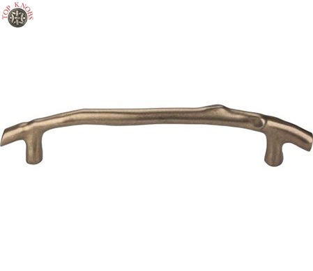 Top Knobs Cabinet Hardware Aspen Collection Twig 12" (c-c) - Light Bronze - cabinetknobsonline