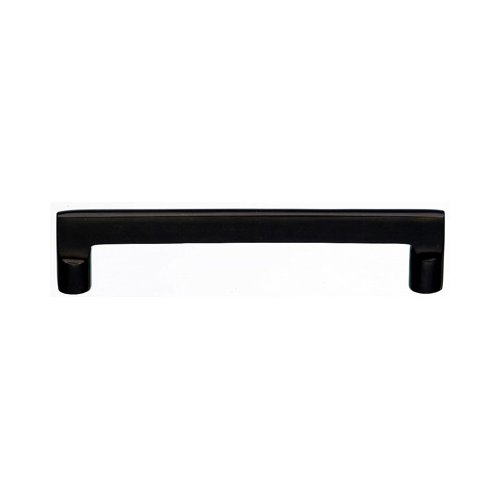 Top Knobs Cabinet Hardware Aspen Collection Flat Sided Pull 6" (c-c) -Medium Bronze - cabinetknobsonline