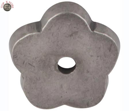 Top Knobs Cabinet Hardware Aspen Collection Flower Plate 1" - Silicon Bronze Light - cabinetknobsonline