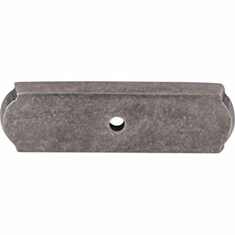 Top Knobs Cabinet Hardware Aspen Collection Rectangle Backplate 2 1-2" - Silicon Bronze Light - cabinetknobsonline