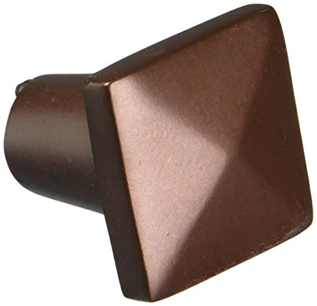 Top Knobs Cabinet Hardware Aspen Collection Square Knob 3-4" - Mahogany Bronze - cabinetknobsonline