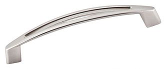 Top Knobs Cabinet Hardware Nouveau Collection Verona Pull 5 1-16" (c-c) - Brushed Satin Nickel - cabinetknobsonline